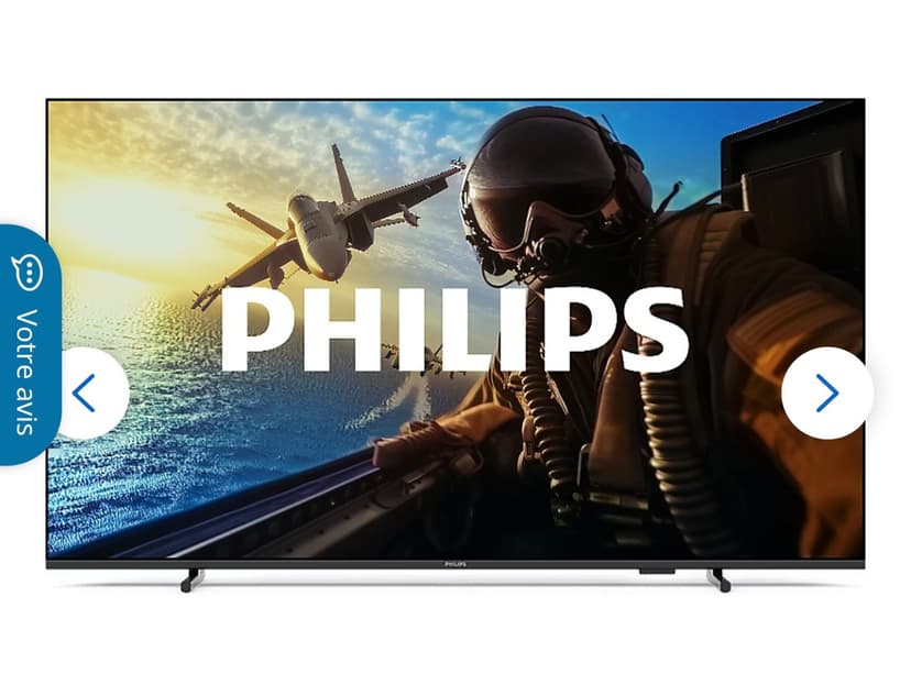 Téléviseur 65" Philips 7000 Series 4K Ultra HD - Noir