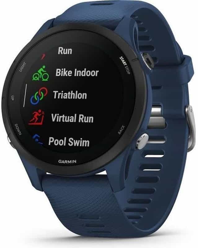 Montre connectée Garmin Forerunner 255 Bleu - Écran 3,3 cm et GPS