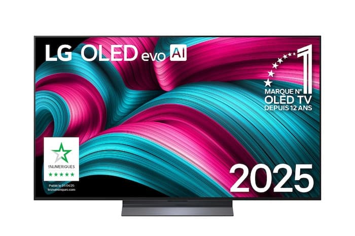 [Macif] TV 55" Oled LG 55C5 (2025) - 4K UHD, Dolby Atmos et Dolby Vision, 144Hz, Smart TV
