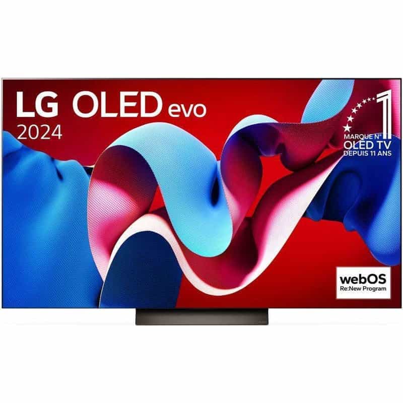 Téléviseur LG OLED77C4 - 77 pouces, OLED Evo, 4K UHD, HDR10 Pro, Dolby Vision IQ, FreeSync Premium / G-Sync, VRR & ALLM, Smart TV
