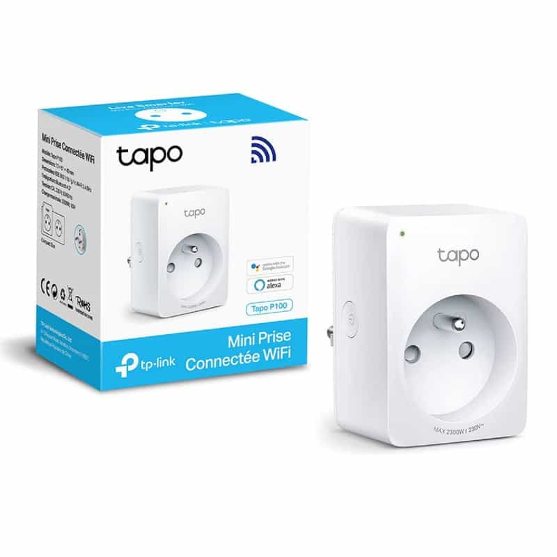 Prise Intelligente WiFi Tapo P100 - Compatible avec Alexa et Google Home