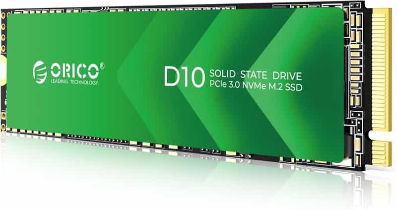 Code promo - SSD interne M2 NVMe Orico D10 (TLC GEN3) - 1 To à prix réduit