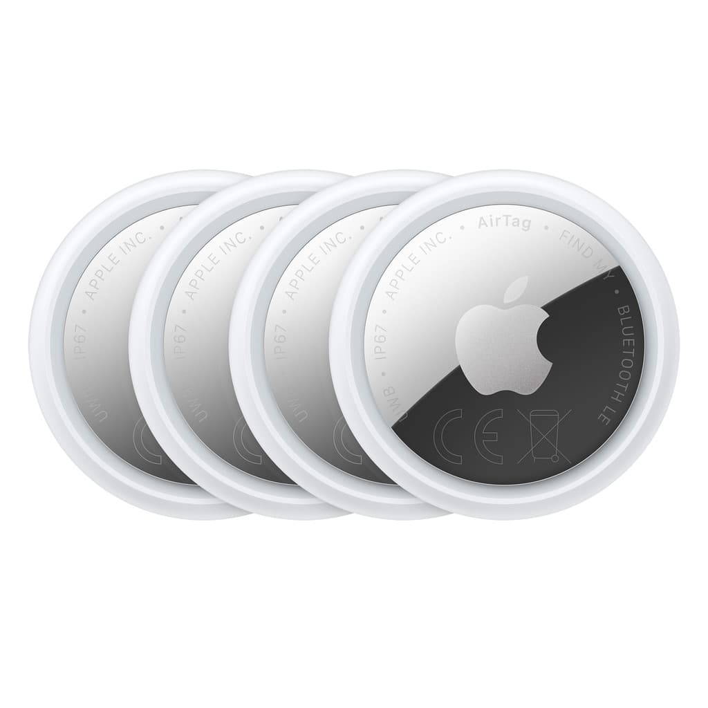 Occasion : Lot de 4 Localisateurs Apple AirTag 1ère génération - Très bon état
