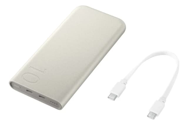 Batterie Externe Samsung EB-P3400XUEGEU - 10000 mAh, 25W, Beige (via ODR de 20€)