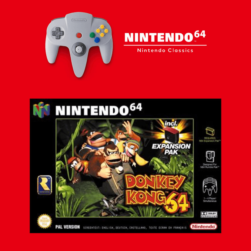 Donkey Kong 64 rejoint le catalogue sur Nintendo Switch Online (Dématérialisé - Switch 1|2)
