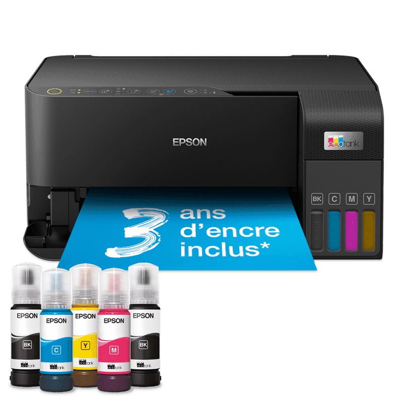 Impression sans limites avec l'imprimante Epson EcoTank ET-2830 🖨️