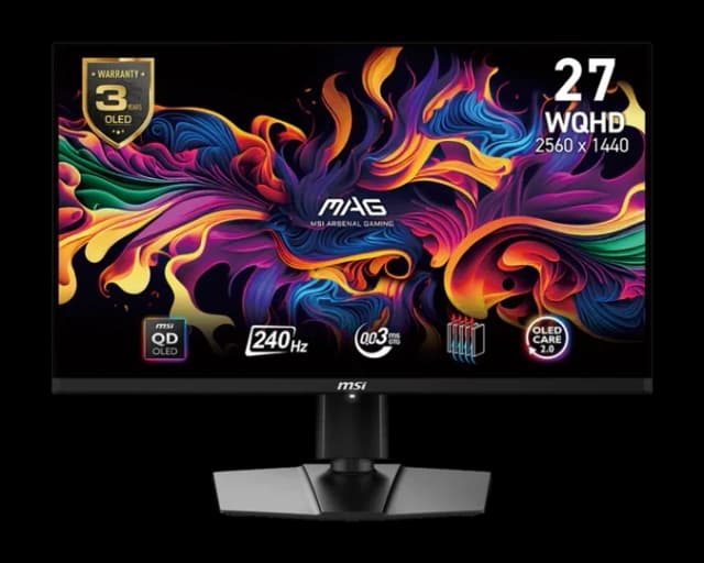 Offre spéciale : Écran PC MSI Mag 271QPX E2 + Souris Forge GM300