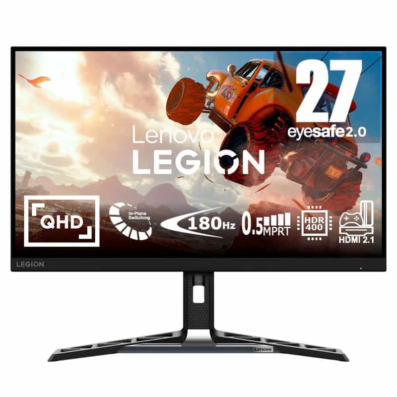 Écran PC Lenovo Legion R27qe 27" - QHD, IPS, 180Hz, 0.5ms, AMD FreeSync