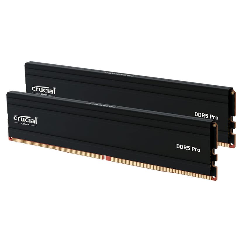 Kit mémoire RAM DDR5 Crucial Pro - 96 Go (2x48), 5600MHz