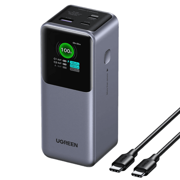 Ugreen Nexode Power Bank 20000mAh, 130W - Recharge ultra-rapide