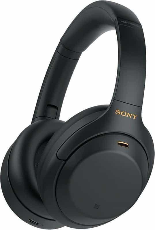 Casque Sony WH-1000XM4 à réduction de bruit active, Noir ou Argent