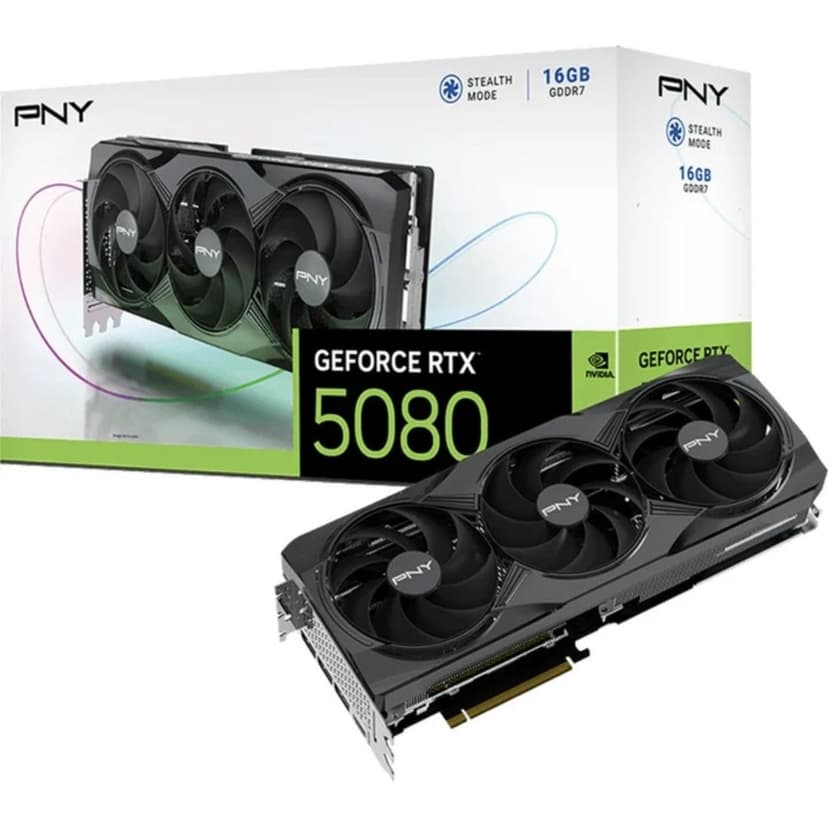 Carte graphique PNY GeForce RTX 5080 et Pragmata