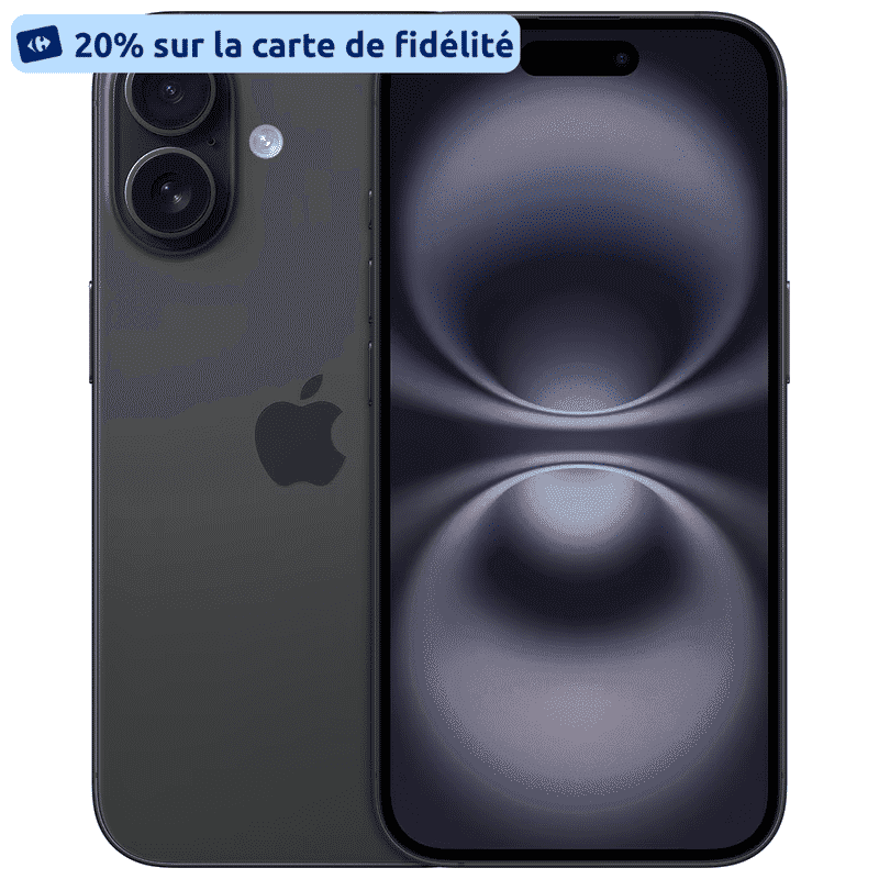 Smartphone Apple iPhone 16 - 128 Go à petit prix!