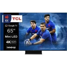 Téléviseur TCL 65C805 2023 - 65 pouces 4K MiniLED QLED, 144 Hz, HDR Premium 1300, Google TV (Vendeur Boulanger - +34,95€ en points Rakuten)