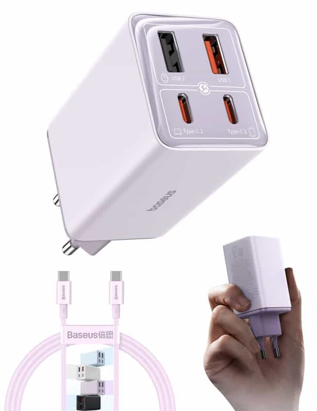 Chargeur USB C polyvalent Baseus - 65W, GaN 6 (Vendeur tiers)