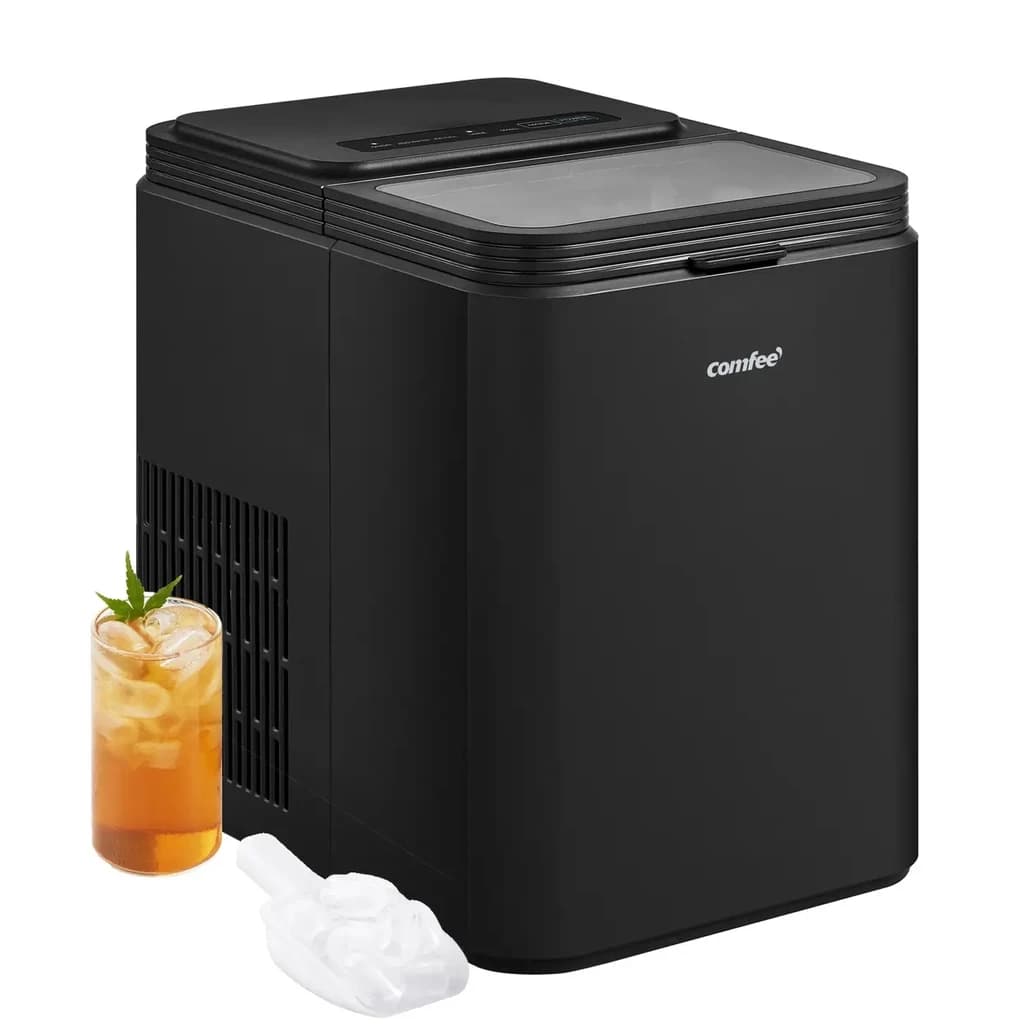 Machine à glaçons Comfee RCI12BL1EU - 8 glaçons en 6 min, 12 kg/24 h, Noir