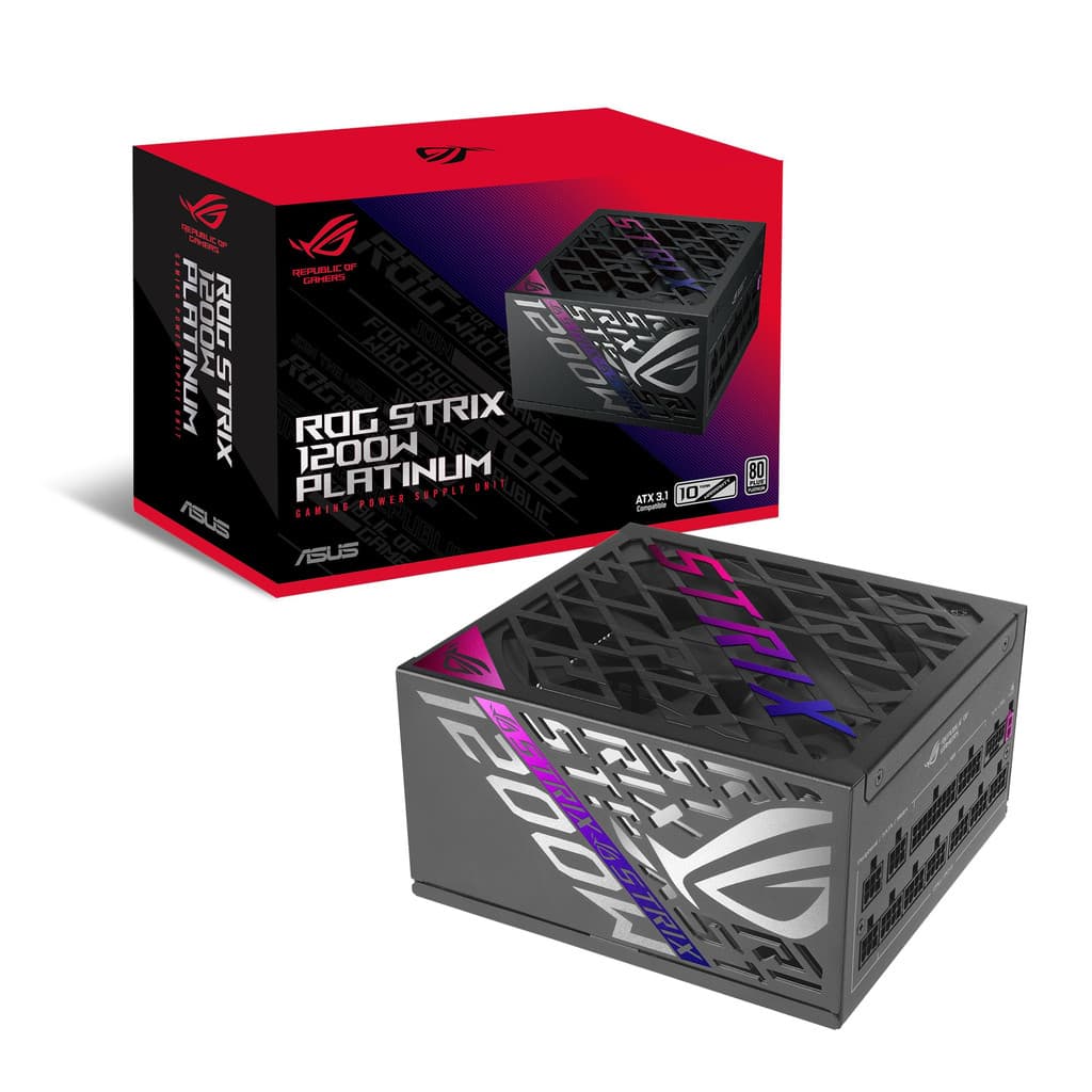 Alimentation modulaire Asus Rog Strix - 1200W, Platinum, ATX 3.1, PCIe 5.1, GPU-First IVS