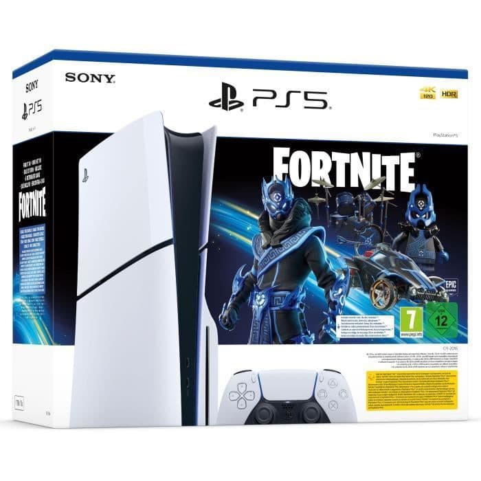 Pack exclusif PS5 Slim avec lecteur disque - Fortnite Cobalt Star 🎮