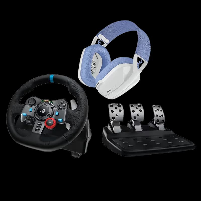 Pack Volant Logitech G29 Driving Force et Casque Sans Fil Logitech G435