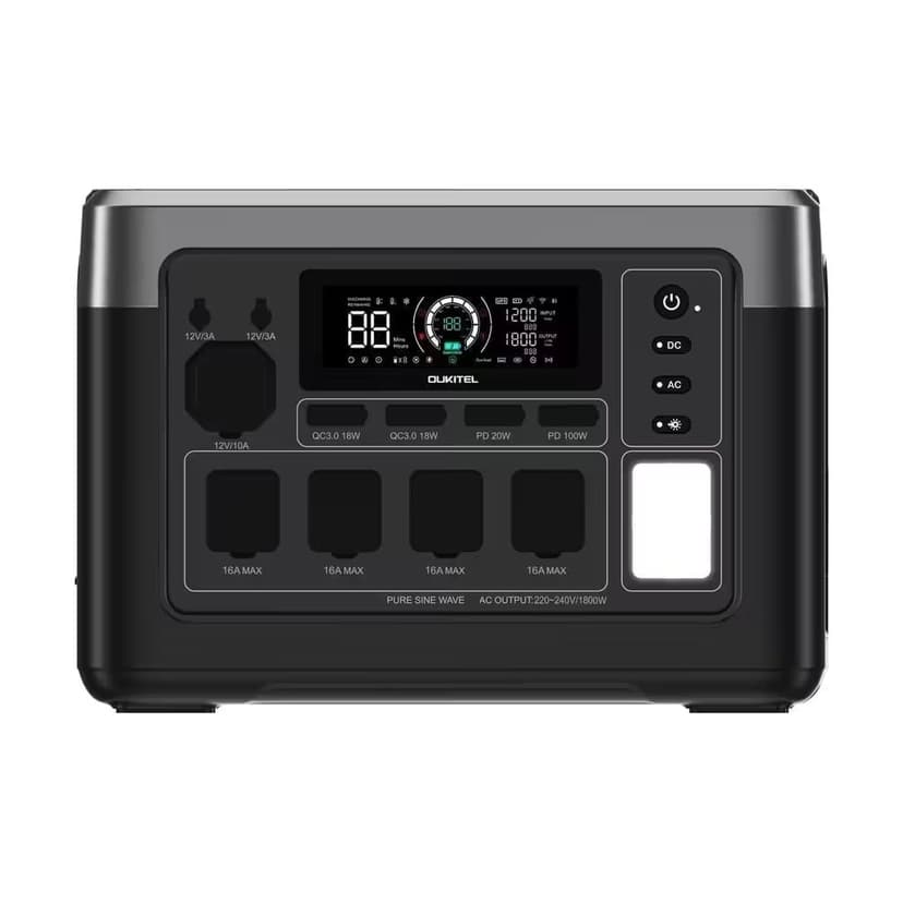 Code promo - Générateur Solaire Oukitel P1000 Plus - 1800W & 1024Wh