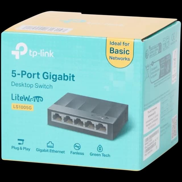 Switch TP-Link LS1005G : 5 ports Gigabit pour un réseau rapide