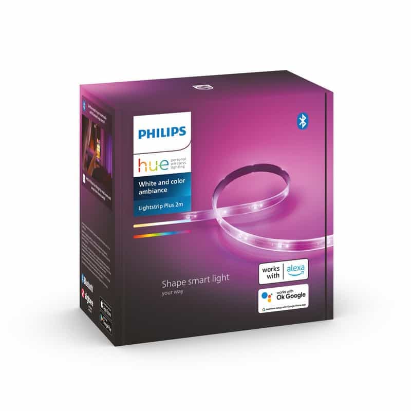 Ruban LED Philips Hue White & Color Ambiance V4 : Extensible et Bluetooth