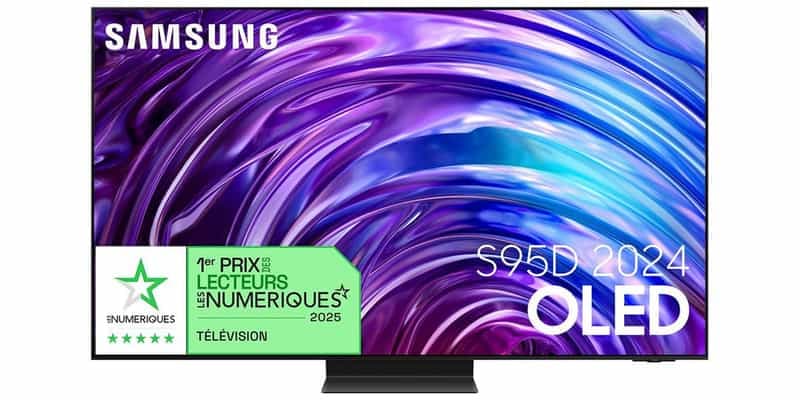 Téléviseur Samsung TQ55S95D - QD-OLED, 4K Ultra HD, Design Élégant, Remise de 200€ en 2024