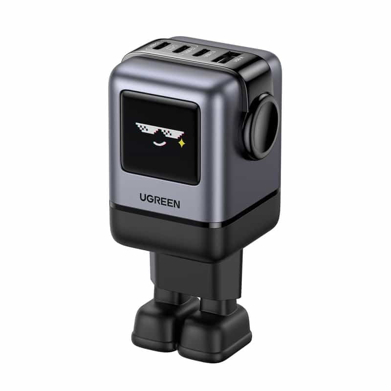 Chargeur de Voyage UGREEN Uno à 100W - Design Futuriste et Mignon, 4 Ports GaNInfinity (Vendeur tiers)