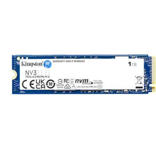 SSD Interne Kingston NV3 1 To - Vitesse PCIe 4.0 🚀