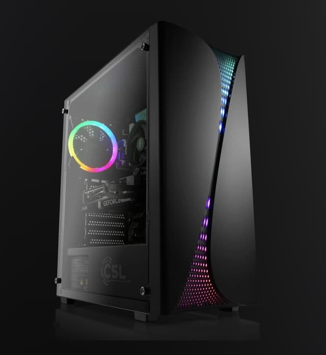 PC gamer CSL Sprint 5593 : Ryzen 5 5500 + RTX 5060 à 589€