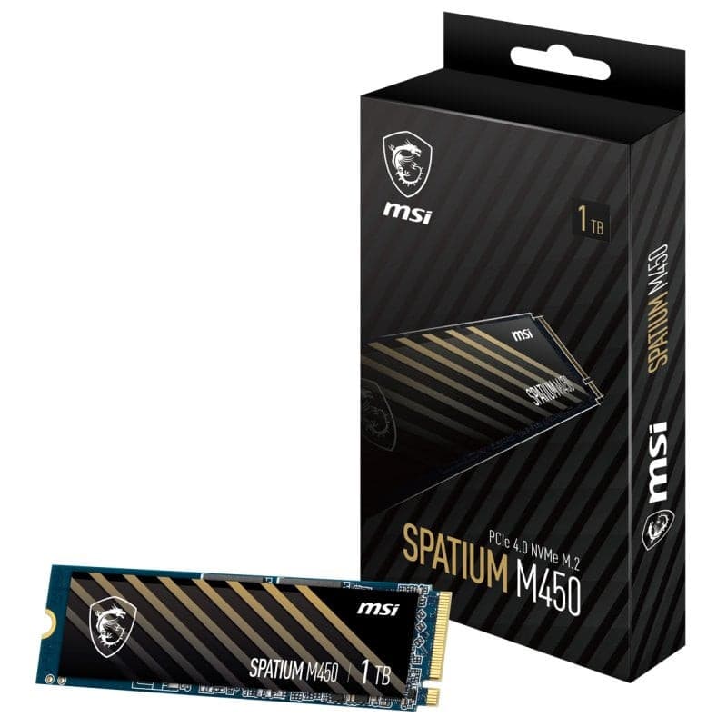 SSD Interne M.2 NVMe MSI Spatium M450 - 1 To
