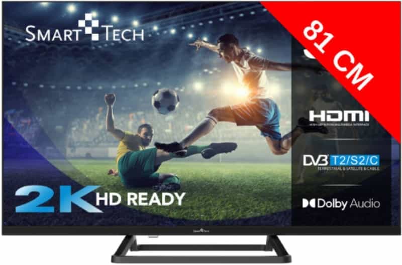 Téléviseur Smart Tech LED 32" HD 32HN01V3