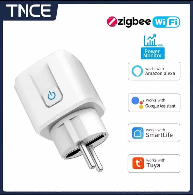 Prise Intelligente TNCE TUYA WiFi/Zigbee EU 20A