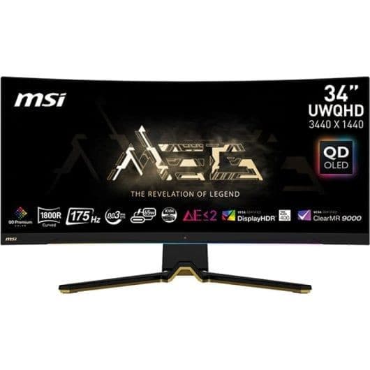 Découvrez l'Écran PC MSI MEG 342C QD OLED 34 pouces