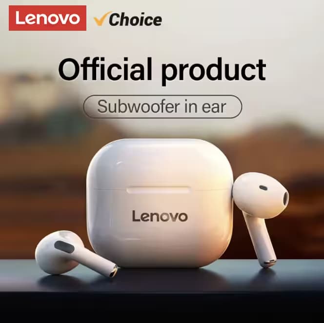 Écouteurs sans fil Lenovo LP40 pour nouveaux clients