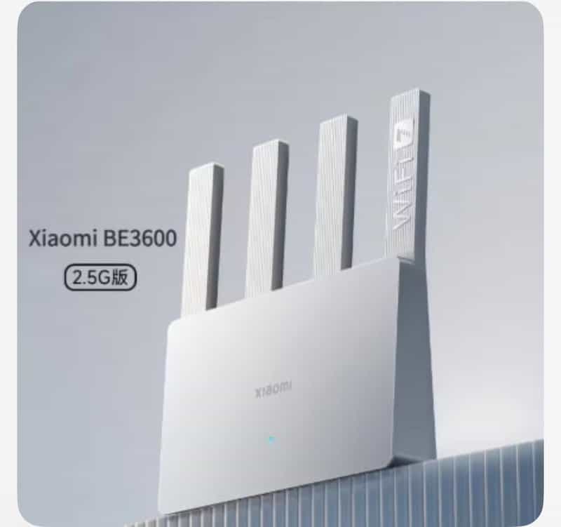 Code promo - Routeur Wifi Xiaomi BE3600 - Wifi 7, 3 ports Ethernet, 2.5Gbps WAN