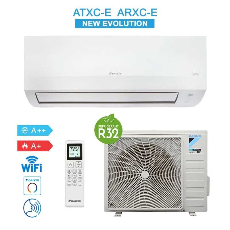 Climatiseur réversible Daikin 12000 BTU WiFi A++/A+ Inverter R32