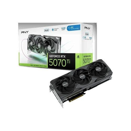 Promotion sur la carte graphique PNY GeForce RTX 5070 Ti OC Triple Fan 16GB GDDR7