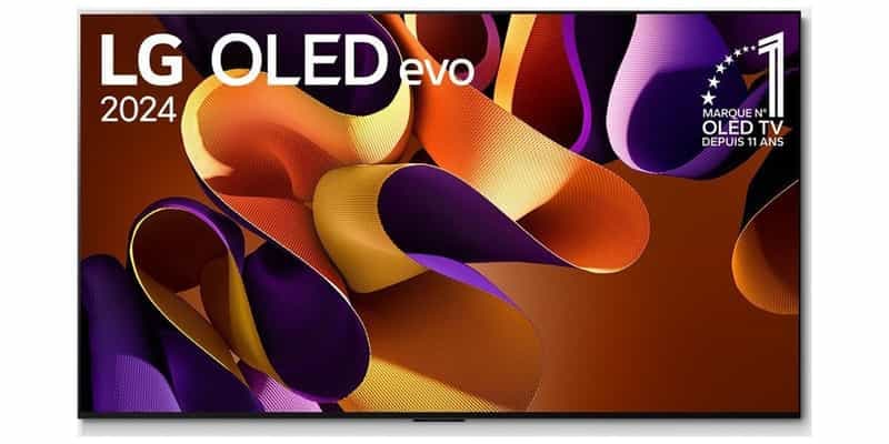 Téléviseur LG OLED 55G4 - 55 pouces, 4K Ultra HD - 2024 📺