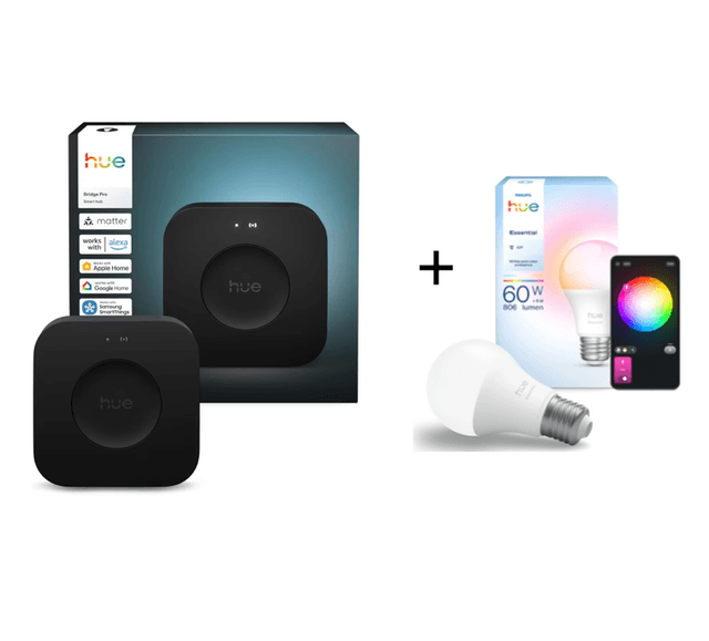 Philips Hue Bridge Pro + ampoule White & Color à prix réduit