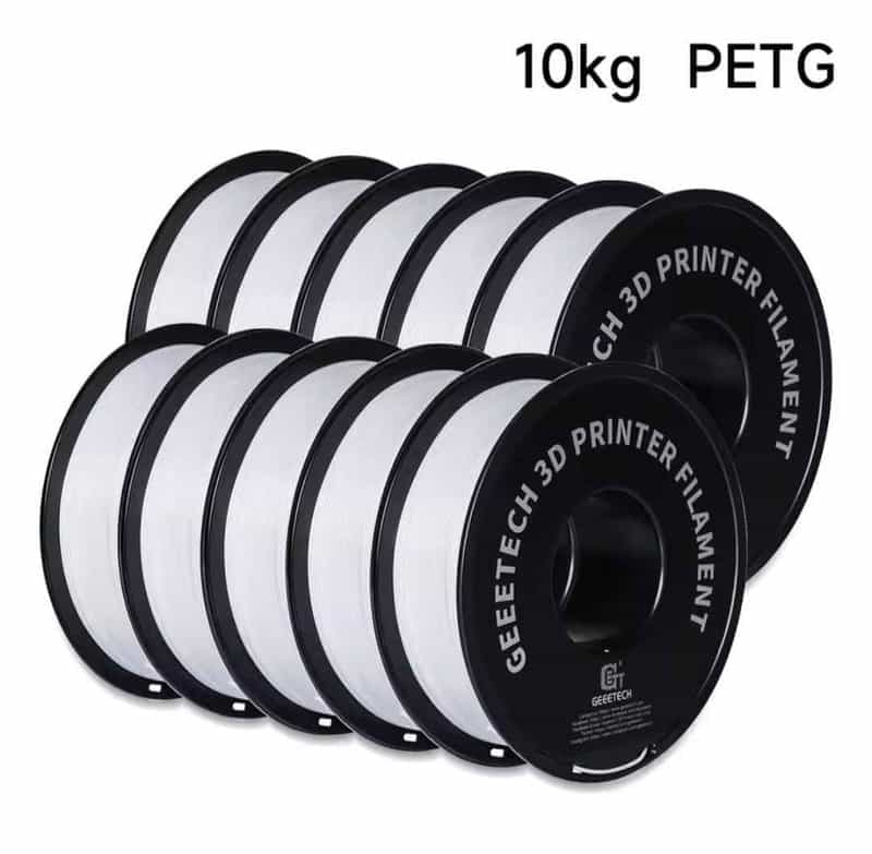 Bobine PETG pour Imprimante 3D Geeetech - 10kg de Couleur au Choix đ