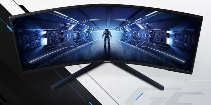 Écran gaming Samsung Odyssey G5 34 pouces, 165 Hz, Ultra WQHD incurvé