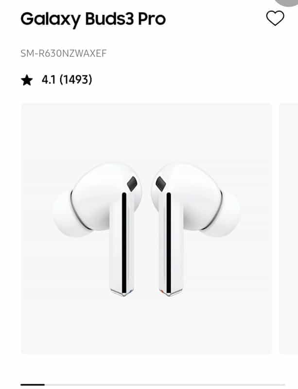 Code promo - Samsung Galaxy Buds3 Pro à prix réduit avec code promo et ODR de 50€