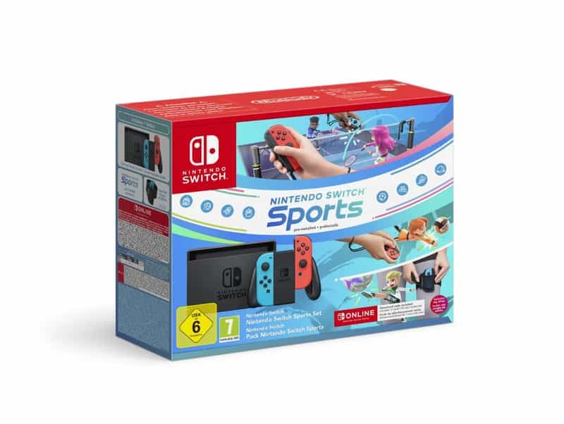 Pack Console Nintendo Switch Sports Edition 2024 avec Jeu Préinstallé et Accessoire Bonus