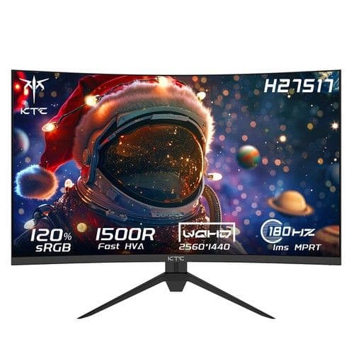 Écran PC Gaming Courbé 27'' KTC H27S17 QHD 180Hz HDR
