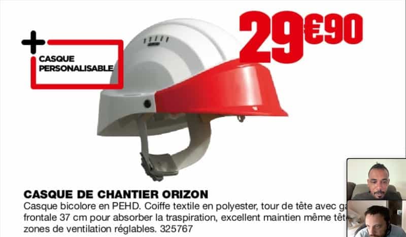 casque de chantier