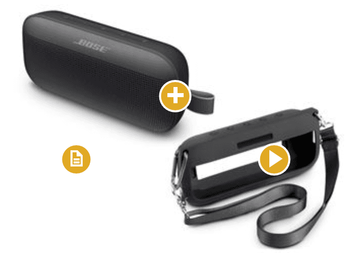Pack Enceinte Bluetooth® Bose SoundLink Flex + étui
