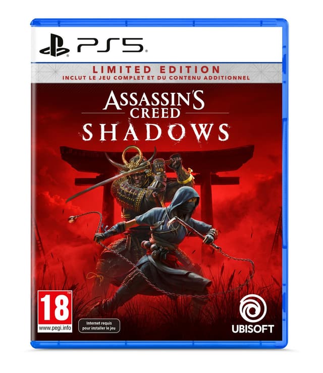 Assassin's Creed Shadows : Édition limitée PS5 avec Sekiryū