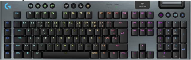 Clavier mécanique sans fil Logitech G915 X Lightspeed AZERTY ultra-plat
