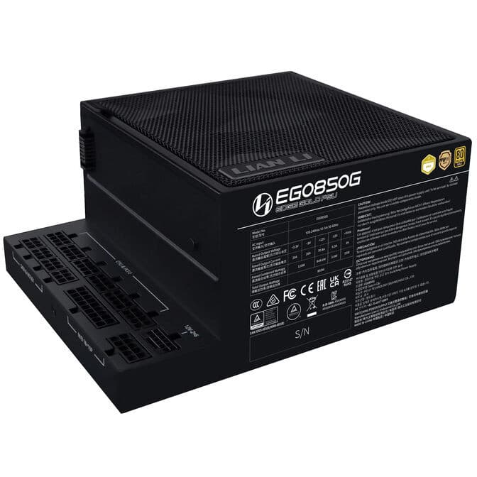 Alimentation PC Lian Li Edge Gold ATX 850 W - PCIe 5.1, ATX 3.1 80 Plus Gold